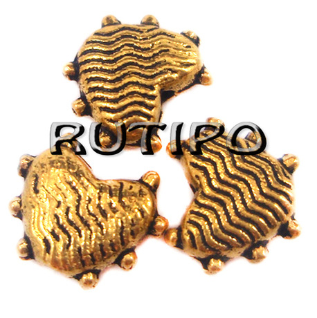 Бусина Antique gold, 10*8*3мм, шт
