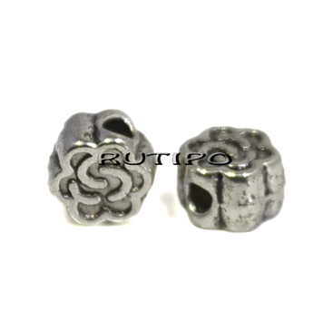 Бусина Antique Silver, 5*3мм шт 