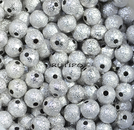 Бусина "Звездная пыль" Silver, 6мм, шт 