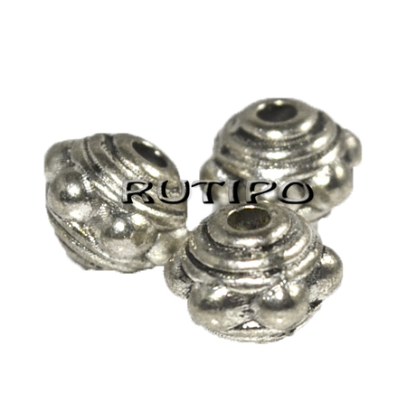 Бусина Antique Silver, 7*6мм, шт 