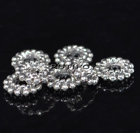 Намистина Antique Silver, 8*3мм, шт