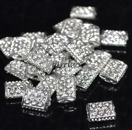 Бусина Platinum 8*6*3мм, шт 