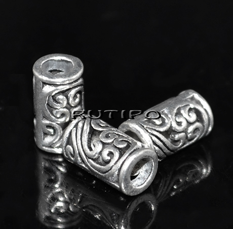 Бусина Antique Silver 9*5мм, шт