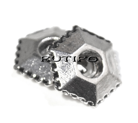 Бусина Antique Silver, 10*3мм, шт