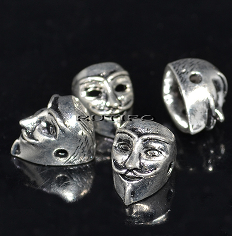 Бусина "Vendetta" Antique Silver 15*10*10мм, шт