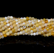 Faceted Opal beads 2mm, about 196pcs/strand