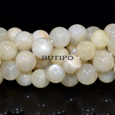 Beads Moonstone 8-9mm, about 24pcs/strand