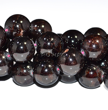 Garnet beads (Almandine) 10mm, about 19pcs/strand