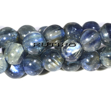 Natural Kyanite beads 6 mm, pcs