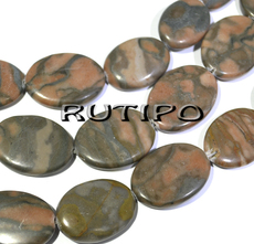 Jasper beads 25 * 18mm, pcs