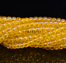 Rainbow Gold beads, 4mm, about 99pcs/strand
