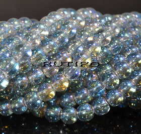 Намистина Rainbow Turquoise 6мм, шт