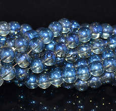 Бусины Rainbow CornflowerBlue 8мм, низка