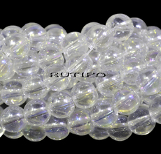 Bead Rainbow AB Clear 8 mm, pcs