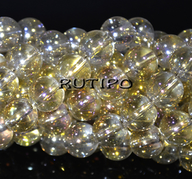 Rainbow Bisque bead 10 mm, pcs