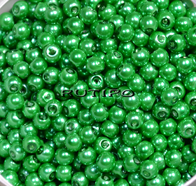 Скляна перлина Green, 4 мм, шт