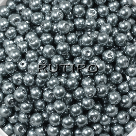 Стеклянный жемчуг DarkSlate Gray, 4мм, шт