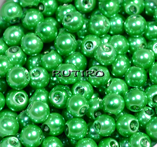 Стеклянный жемчуг Green, 6мм, шт