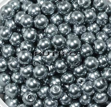 Стеклянный жемчуг DarkSlate Gray, 6мм, шт