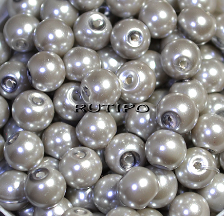 Скляна перлина, 8мм, шт