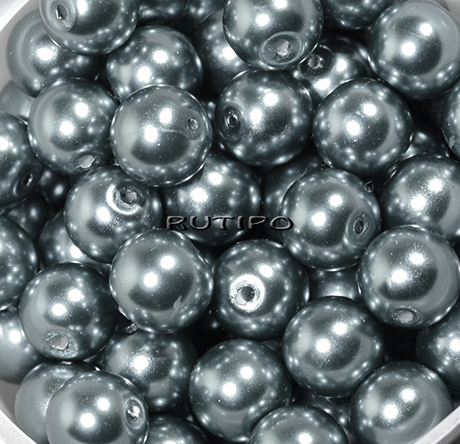 Стеклянный жемчуг DarkSlate Gray, 10мм, шт