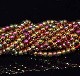 Намистини Multicolor, 2мм, нитка 36см (бл. 180шт)