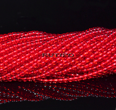 Бусины Red, 2мм, низка 37см (ок. 180шт)