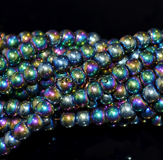 Бусины Multicolor, 4мм, низка 70см (ок 190шт)