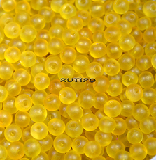 Бусина матовая Yellow 4 мм, шт 