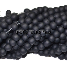 Бусина матовая Black 4мм, шт
