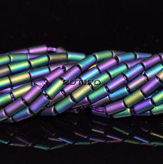 Бусины MateMulticolor, 5*3мм, низка 37см (ок. 76шт)