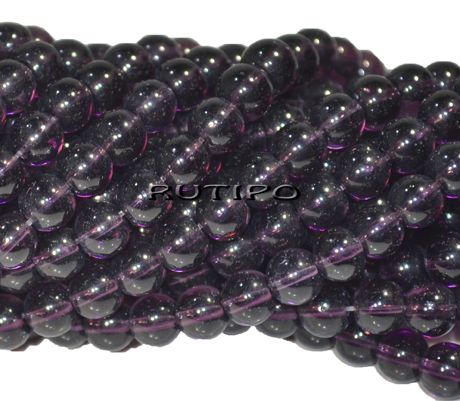 Бусина стеклянная DarkIndigo, 6мм, шт