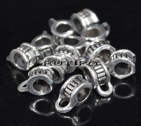 Держатель Antique Silver, 9*6мм, шт 
