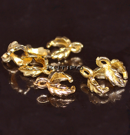 Бейл "Лист" Golden, 11*6мм, шт