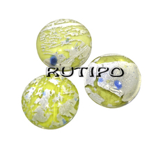 Cabochon imitation dichroic glass, 16 * 6mm, pcs