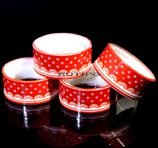 Decorative tape RetroRed, 15mm, reel 3m