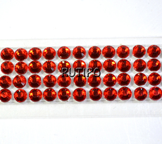 Scotch tape with Siam rhinestones, 17 mm, reel