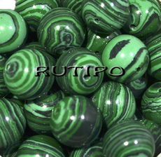 Bead Malachite imitation, 10mm, pcs