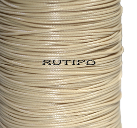 Korean waxed cord, light beige, 1mm * 1m