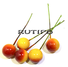 Yellow-red berry, 12mm, pcs