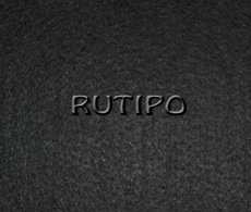 Black felt, sheet - 30 * 30 * 0.1cm