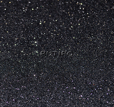Фоамиран Черный с блестками 20*30*0.02см, лист