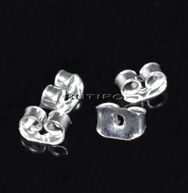 Ear Nuts Platinum 5*4mm, pair