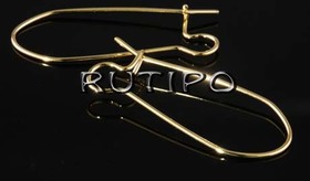 Ear hooks drop, 33*14mm, pair