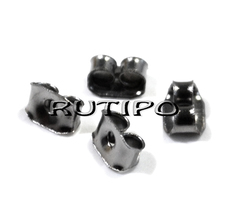 Заглушки Gunmetal 5*4мм, пара
