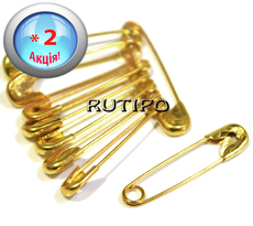 Sewing pin Golden 20*5mm, 5pcs (+ 5pcs as a gift)