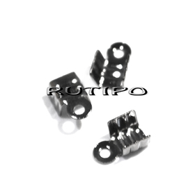 Cord End Gunmetal 6*3.5mm, 200pcs