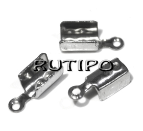 Cord End Stainless Steel, 10*4mm, pcs