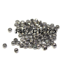 Стопер круглый Gunmetal, 2мм, 2г