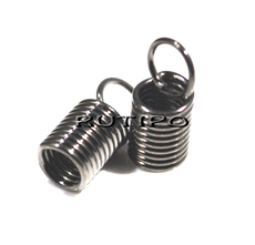 Cord End spring Gunmetal 10*4.5mm (w/d 3.8mm), pcs